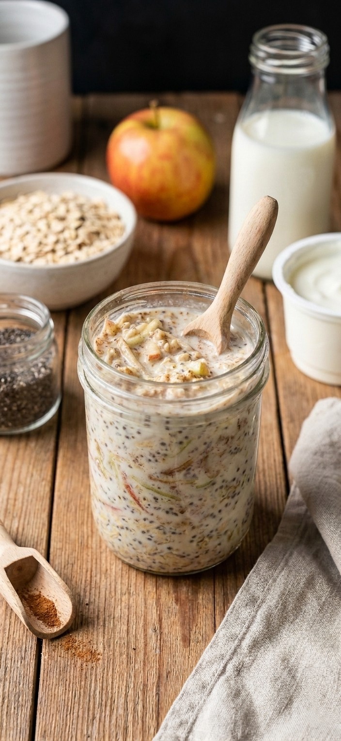 Apple Cinnamon Overnight Oats
