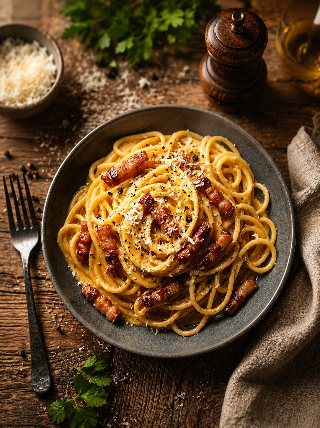 The Only Carbonara That Survives the Forkin Test